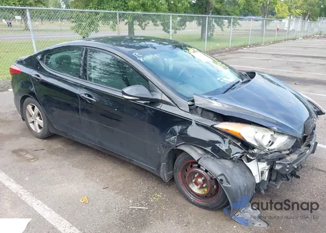 2013 Hyundai Elantra Gls from USA, damaged, VIN 5NPDH4AE1DH275204